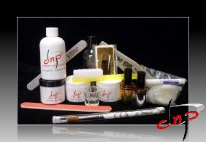 Acrylic nail products and kits